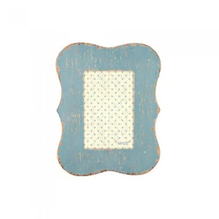 Porta Retrato Jeanne Azul 10cmx15cm - Mart 6446