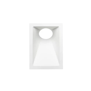 Spot de Embutir Branco Recuado Angular