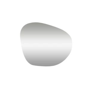 Espelho prata Decorativo Forma Orgânica POLLUX 115cm- Fuzimoto-Padrão Capa Site-Decor Lumen 