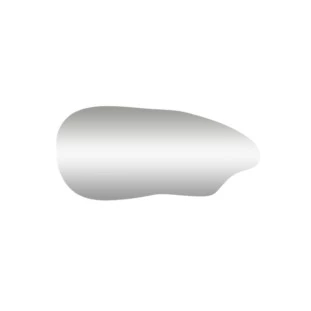  Espelho Prata Decorativo Forma Orgânica OCTANS 70cm-Fuzimoto-Padrão Capa Site-Decor Lumen 