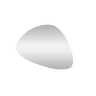 Espelho Prata Decorativo Forma Orgânica RYU 71cm- Fuzimoto-PAdrão Capa Site-Decor Lumen 