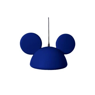 Luminária Pendente Orelha Mickey Azul- Decor Lumen