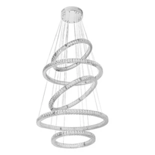 Pendente em LED Cristal Cromado 16w 3000K a 6000K 5m - Linha Aliança - Capa - Decor Lumen