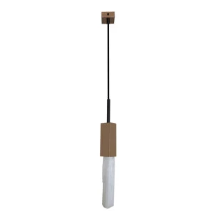 Pendente Alumínio e Cristal Rocha GU10 5w Linha Felsen - Capa - Decor Lumen