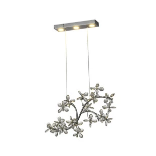 Pendente Metal e Cristal 3000K - Hevvy SL-5861/H1 - Capa - Decor Lumen