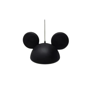 Luminária Pendente Orelha Mickey Preto 1xE27 - Usare  