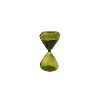Ampulheta Em Vidro Verde 30min