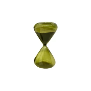 Ampulheta Em Vidro Verde 60min