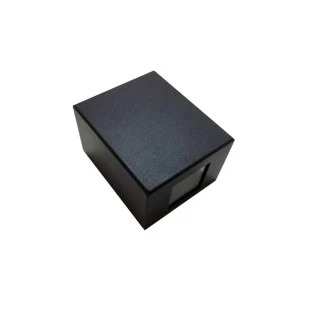 Arandela Kasse Quadrada Preto 12cm - Metaldomado 5376.23 FB