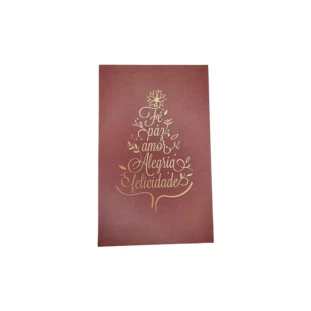 Livro Fake Fé Paz Amor Alegria Felicidade para Ornamentação - D&A 79013001 