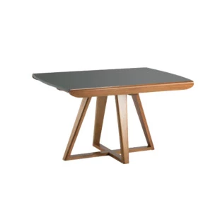 Mesa Elástica Ajustável Ella em Freijó C/Vidro 1,92cm- J.Marcon M2018-Padrão Site-decor Lumen 