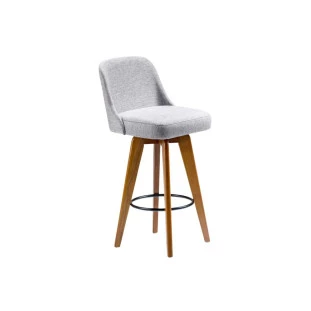 Banqueta Sara P base Giratória MAD Jequitibá- Morada Decor BA0096- padrão Capa Site-Decor Lumen