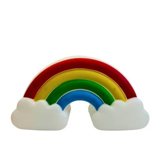 Luminária Abajur Infantil Arco Íris 