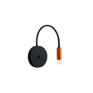 Arandela Barto Preto/ Cobre 1xG9 - Caisma 7611- Padrão Capa site-Decor Lumen