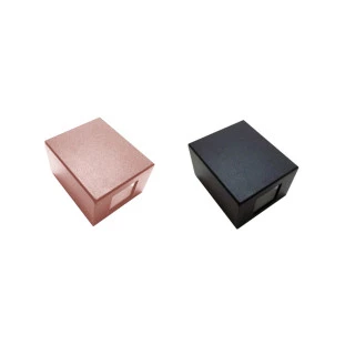 Arandela Kasse Quadrada 12cm- Metaldomado