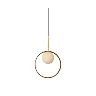 Pendente esfera e argola
