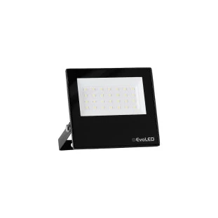 Refletor Led Preto 20w 3000k (Branco Quente)