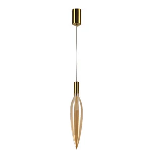 Pendente Lanza Fumê e Dourado 7,8x44cm 4,3W 3000K - Studioluce