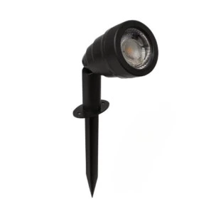 Espeto em ABS 33cm Preto 3000K IP65 5w - Evoled LE-8749 - Capa - Decor Lumen