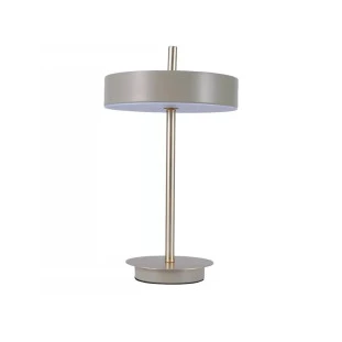 Luminária de Mesa LED Coco 2700K 18W Bivolt 38xØ23cm Metal e Acrílico Fendi e Dourado - Casual Light StudioLuce AB1816FD
