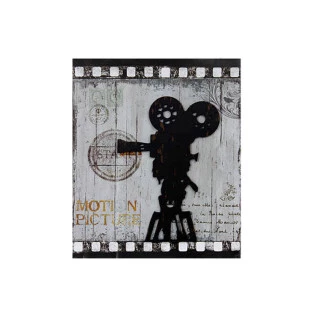 Imagem em destaque de Tela Metal Antique Motion Picture