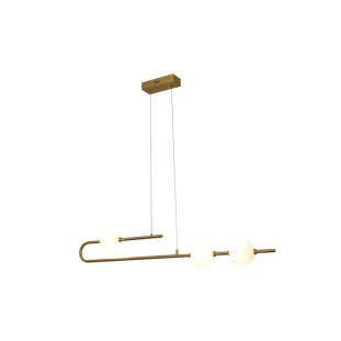 Pendente Candy Dourado Led Integrado I Bella OC017