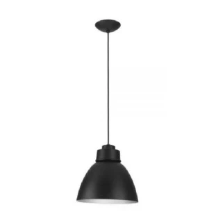 Pendente New Industrial Preto1xE27 25cm - New Line SNT 367 PTBRPT