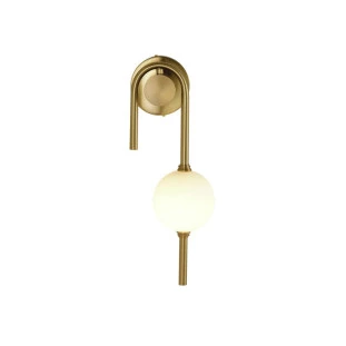 Arandela Dourado e Branco Candy Capa - Decor Lumen