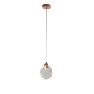 Pendente Cobre Rose Cristal