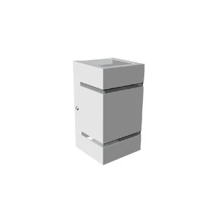 Arandela Decorativo Branco 2 Fachos 1x Halopin - Hansa AR154  