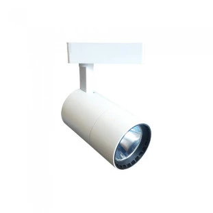 Imagem com detalhes do Spot LED Branco para trilho