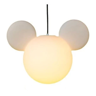 Luminária Pendente Mickey 1xe27  - Usare Branco 110v/220v