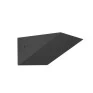 Exemplo de Arandela Triangular Preta com detalhes