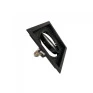 lateral Spot de Embutir Preto Face Recuada 
