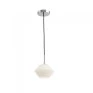 Pendente Diamante Vidro 1xE27