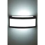 Arandela Finestra Signus Preta 18 cm no ambiente 
