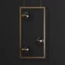 Pendente Orbit 3 Esferas Champagne 3xG9 Dourado - model 5