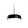 Luminária Pendente Preto e Cobre 40cm