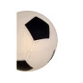 Luminária Infantil Bola De Futebol Preta E Branca-Detalhes iluminado-Decor Lumen 