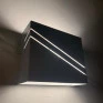 Arandela Branca Friso Diagonal -Hansa 172P