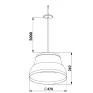 Pendente Árua G - Dimensões - Decor Lumen