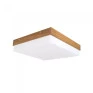 Plafon Quadrado Madeira e Acrílico 40cm x 40cm 4E-27 - FG 2370/4