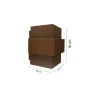 Arandela Interna Aluminio Tabaco 16cmH- Piuluce 3055 
