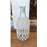 Garrafa Vidro Com detalhe Macrame 19x19x48cm - Decor Lumen