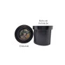Embutido de Piso e Solo Preto Lado - Decor Lumen