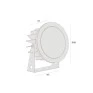 Projetor LED 16W Flat In Preto 30º 2700k Interight 3652PAdrão caracteristicas- Decor Lumen