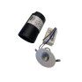 Mini Embutido Balizador de Parede com Alojamento Redondo com LED Integrado desmontado
