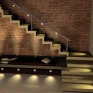 Detalhes Mini Embutido Balizador de Parede com Alojamento Redondo com LED Integrado