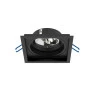 Spot de embutir preto AR70