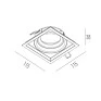 Spot de Embutir Recuado 1x Par20 - Decor Lumen